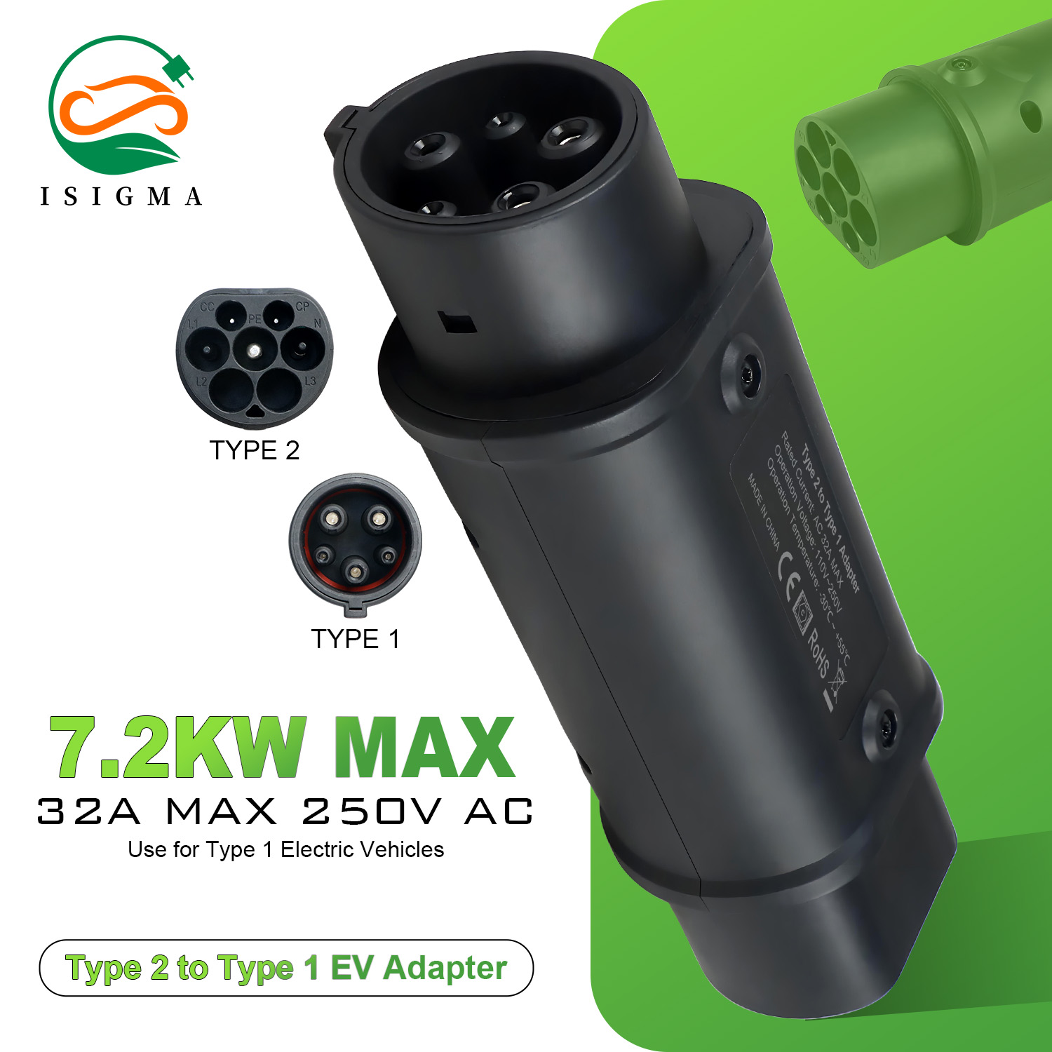 Ev Charger Adapter - Adapter EV typu 2 na typ