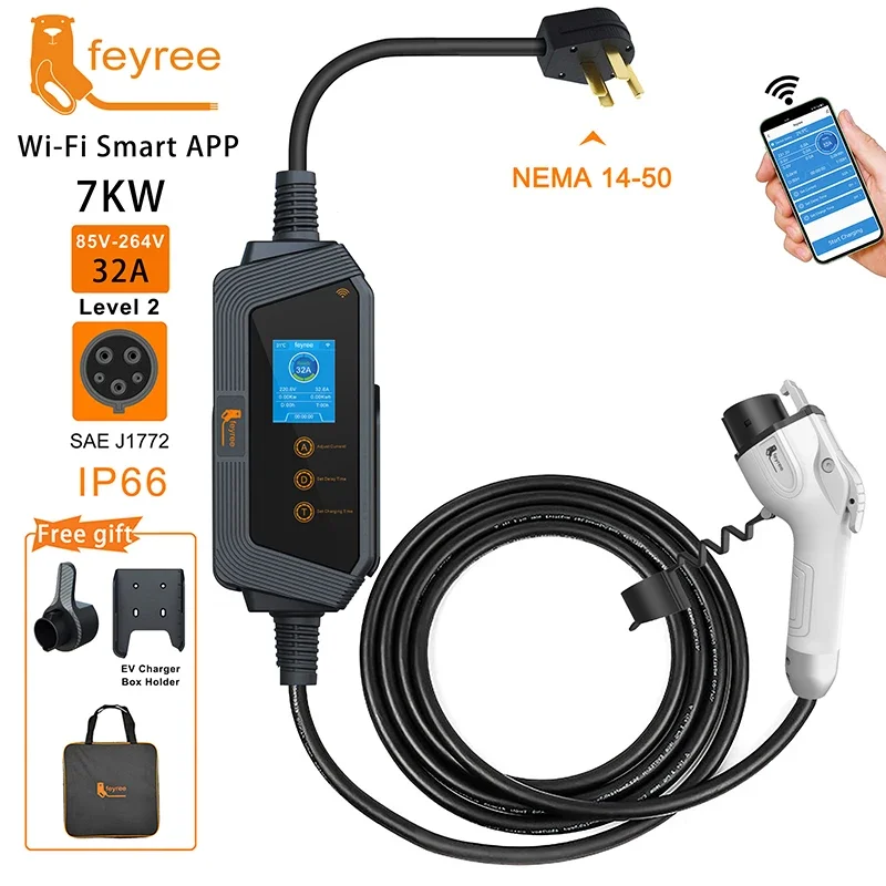 Przenośna ładowarka EV Feyree  – Home Ev Charger recenzja i cena